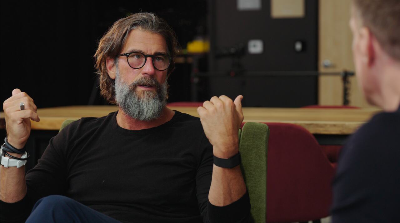Rich Roll in the documentary Going Dry