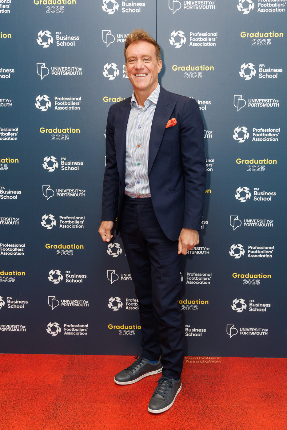 Andy Ramage at the PFA Business School graduation