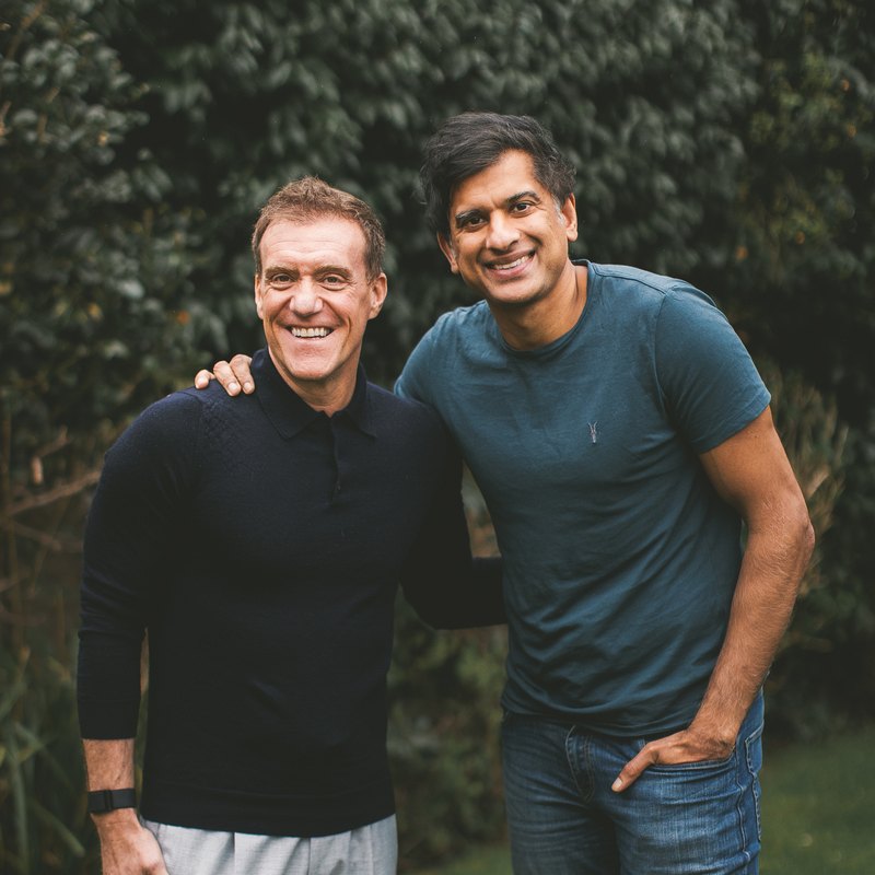 Andy Ramage with Dr Rangan Chatterjee